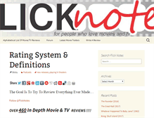 Tablet Screenshot of flick-notes.com
